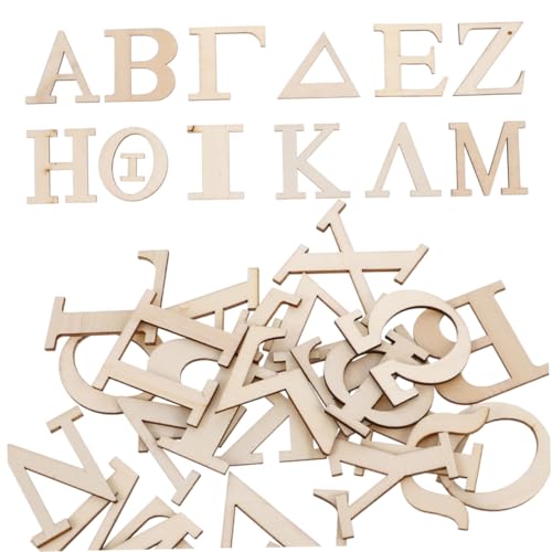 VANZACK 48pcs Hölzerne Griechische Alphabet -Fliesen Bildungsspielzeuglernen Lernbuchstaben Interaktives Spiel Holz Römische Ziffern VANZACK 48pcs Hölzerne Griechische Alphabet -Fliesen Bildungsspielzeuglernen Lernbuchstaben Interaktives Spiel Holz Römische Ziffern von VANZACK
