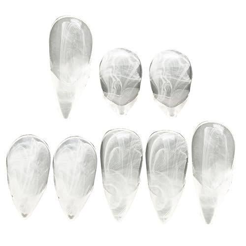 VANZACK 4Paare Vampir Zahnersatz Für Halloween Transparente Fangzähne Für Kostüm Und Masquerade Kreative Requisiten Für Partys Und Cosplay von VANZACK