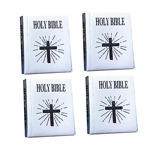VANZACK 4Stücke Buch Dekoration Für Puppenhaus Drehbare Micro Bibelbücher Leere Für Kreative Spielwelten Für Puppenhaus Zubehör VANZACK 4Stücke Buch Dekoration Für Puppenhaus Drehbare Micro Bibelbücher Leere Für Kreative Spielwelten Für Puppenhaus Zubehör von VANZACK