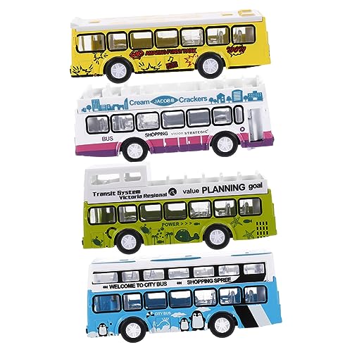 VANZACK 4Stücke Busspielzeug Für Zugängliches Modellbus Spielzeugauto Für Jungen Im Alter Von Jahren Für Kleine Busfahrer VANZACK 4Stücke Busspielzeug Für Zugängliches Modellbus Spielzeugauto Für Jungen Im Alter Von Jahren Für Kleine Busfahrer von VANZACK