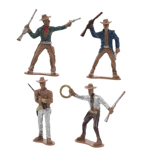 VANZACK 4Stücke Cowboy Figuren Für Western Party Deko Und Heimdekoration Sammlerstücke Und Modelle Für Cowboy Enthusiasten Und des Wilden Westens VANZACK 4Stücke Cowboy Figuren Für Western Party Deko Und Heimdekoration Sammlerstücke Und Modelle Für Cowboy Enthusiasten Und des Wilden Westens von VANZACK