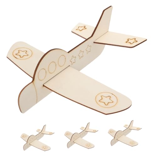 VANZACK 4Stücke DIY Hölzerne Flugzeugmodelle Unvollendete Spielzeuge für Kreative Bastelprojekte für Eltern Bindung VANZACK 4Stücke DIY Hölzerne Flugzeugmodelle Unvollendete Spielzeuge für Kreative Bastelprojekte für Eltern Bindung von VANZACK