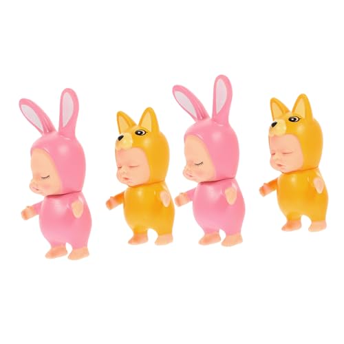 VANZACK 4Stücke Dekorative Kuchenschmuck Figuren Süße Babypuppen Für Kuchen Dekoration Kaninchen Und Gelbem Hund Tortenaufsätze VANZACK 4Stücke Dekorative Kuchenschmuck Figuren Süße Babypuppen Für Kuchen Dekoration Kaninchen Und Gelbem Hund Tortenaufsätze von VANZACK