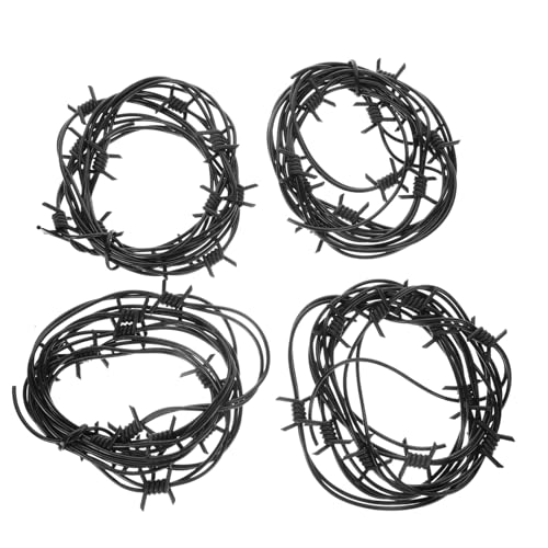 VANZACK 4Stücke Halloween Gefälschter Stacheldraht Stacheldraht Requisite Dekoration Für Halloween Partys Westliche Themenpartys Und Heimdekoration Bastelprojekte VANZACK 4Stücke Halloween Gefälschter Stacheldraht Stacheldraht Requisite Dekoration Für Halloween Partys Westliche Themenpartys Und Heimdekoration Bastelprojekte von VANZACK