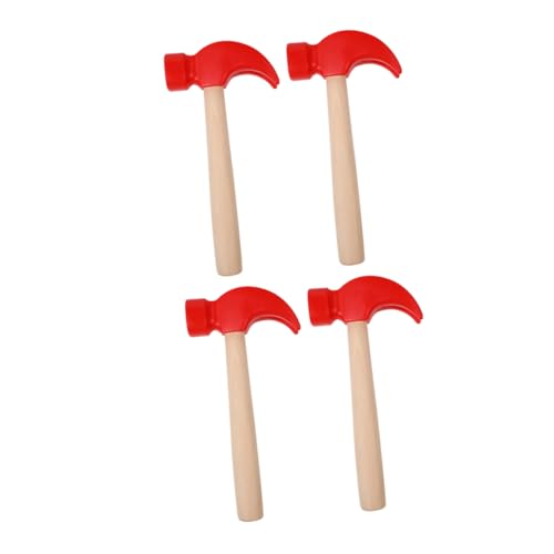 VANZACK 4Stücke Holzhammer Simulierte Hämmer Für Kreative Spiele Pädagogisches Holzspielzeug Kognitiven Fähigkeiten Und Feinmotorik Für Jungen von VANZACK