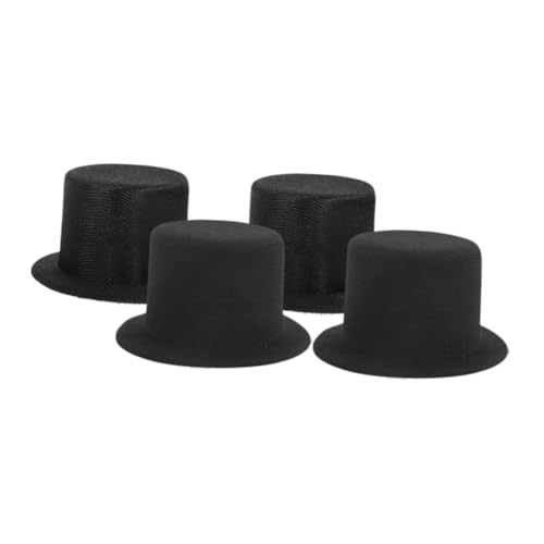 VANZACK 4Stücke Hüte Für DIY Bastelprojekte Schwarze Schneemannmütze Und Puppenhüte Weihnachtsdekoration Und Kreative Bastelideen VANZACK 4Stücke Hüte Für DIY Bastelprojekte Schwarze Schneemannmütze Und Puppenhüte Weihnachtsdekoration Und Kreative Bastelideen von VANZACK