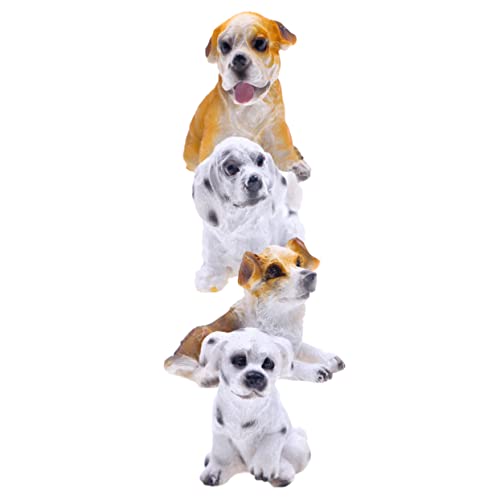 VANZACK 4stücke Teiliges Miniatur Hund Figuren Aus Resin Für Puppenhaus Und Mikrogärten Süße Tierische Dekorationen Für Sammler Langlebig Und Leicht Zu Transportieren VANZACK 4stücke Teiliges Miniatur Hund Figuren Aus Resin Für Puppenhaus Und Mikrogärten Süße Tierische Dekorationen Für Sammler Langlebig Und Leicht Zu Transportieren von VANZACK