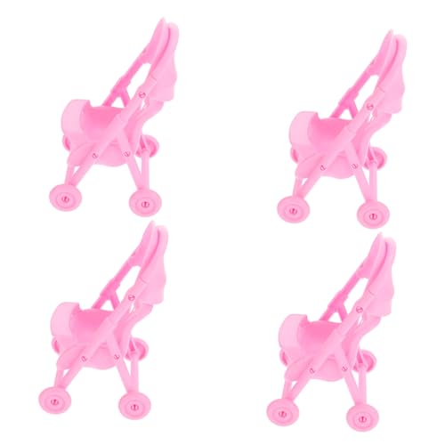 VANZACK 4Stücke Kinderwagen aus Kunststoff für Puppen Accessoires für Fotos und Rollenspiele und Spielzeugset VANZACK 4Stücke Kinderwagen aus Kunststoff für Puppen Accessoires für Fotos und Rollenspiele und Spielzeugset von VANZACK