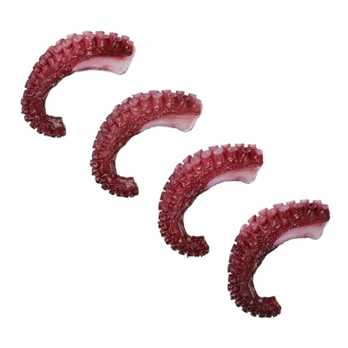 VANZACK 4Stücke Künstliche Meeresfrüchte Modelle Plastische Krakenkrallen Seafood Modelle Für Tischdekoration Und Realistische Deko Elemente Für Esszimmer Und Wohnräume von VANZACK