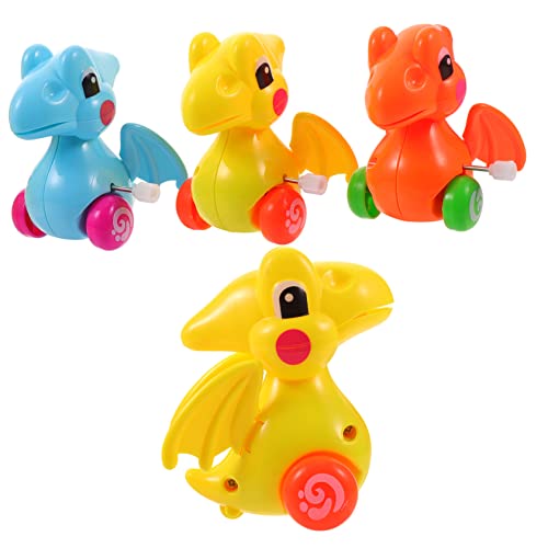 VANZACK 4Stücke Mini Aufziehspielzeug Dinosaurier Autos Für Dino Fahrzeugspielzeuge Für Kleinkinder Für Jungen von VANZACK