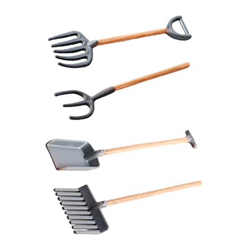 VANZACK 4Stücke Mini Gartenwerkzeug Set Für Puppenhaus Rechen Und Fünfzack Puppenhaus Zubehör Und Kindergarten Tools Für Kreative Spielstunden VANZACK 4Stücke Mini Gartenwerkzeug Set Für Puppenhaus Rechen Und Fünfzack Puppenhaus Zubehör Und Kindergarten Tools Für Kreative Spielstunden von VANZACK