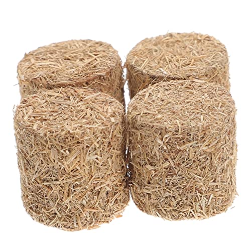 VANZACK 4Stücke Mini Heuballen Dekorative Heublöcke Für Rustikale Tischdekoration Garten Und Hofszenen Accessoires Für Partys Und DIY Projekte VANZACK 4Stücke Mini Heuballen Dekorative Heublöcke Für Rustikale Tischdekoration Garten Und Hofszenen Accessoires Für Partys Und DIY Projekte von VANZACK