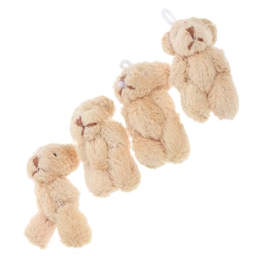 VANZACK 4Stücke Mini Plüschbären Anhänger Dekoration für Taschen Puppenhäuser Multifunktionale Süße Bärenfiguren aus Hochwertigen Materialien für VANZACK 4Stücke Mini Plüschbären Anhänger Dekoration für Taschen Puppenhäuser Multifunktionale Süße Bärenfiguren aus Hochwertigen Materialien für von VANZACK
