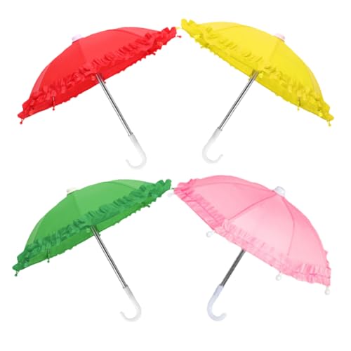 VANZACK 4Stücke Mini Regenschirm für Regenschirm Bunten Farben Dekorationsspielzeug für Puppen und Mikrolandschaften VANZACK 4Stücke Mini Regenschirm für Regenschirm Bunten Farben Dekorationsspielzeug für Puppen und Mikrolandschaften von VANZACK