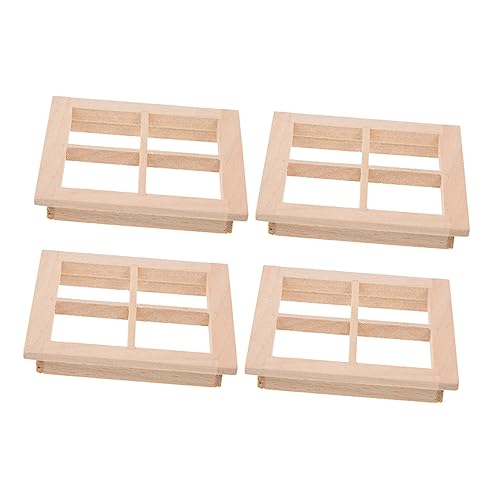 VANZACK 4Stücke Miniaturfensterrahmen Für Puppenhaus Maßstab Fensterrahmen Für Puppenhausbedarf Puppenhaus Fensterrahmen Zubehör VANZACK 4Stücke Miniaturfensterrahmen Für Puppenhaus Maßstab Fensterrahmen Für Puppenhausbedarf Puppenhaus Fensterrahmen Zubehör von VANZACK