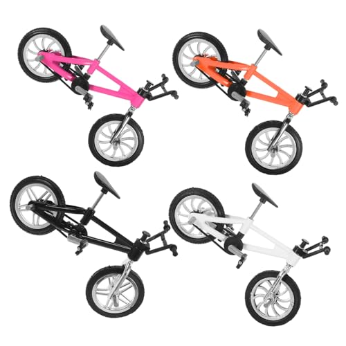 VANZACK 4Stücke Mountainbike Modelle Handgefertigte Finger Fahrrad Spielzeuge Und Detailreiche Modelle Für Sammler Dekoartikel von VANZACK