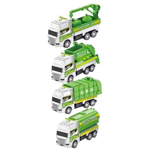 VANZACK 4Stücke Müllwagen Spielzeugset Simulation LKW Für Verschiedene Designs Für Jungen Kleines Fahrzeug Für Kreatives VANZACK 4Stücke Müllwagen Spielzeugset Simulation LKW Für Verschiedene Designs Für Jungen Kleines Fahrzeug Für Kreatives von VANZACK