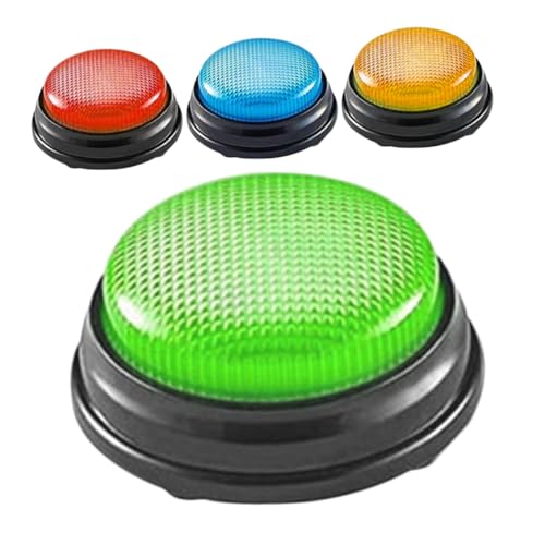 VANZACK 4Stücke Musikglocken Für Leuchtende Antwortsummer Für Spieleabende Trivia Spiele Und Klassenzimmeraktivitäten Für Spielshows Und Quizspiele von VANZACK