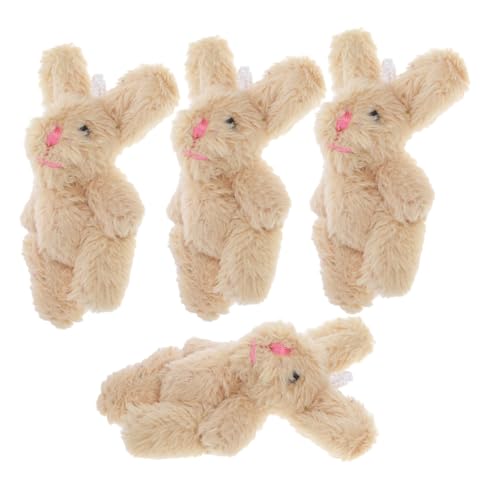 VANZACK 4Stücke Plüschhasen Dekorationsornamente Für Puppenhaus Niedliche Mini Kuscheltier Rabbits Für Kreative Spielwelten VANZACK 4Stücke Plüschhasen Dekorationsornamente Für Puppenhaus Niedliche Mini Kuscheltier Rabbits Für Kreative Spielwelten von VANZACK