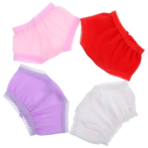 VANZACK 4Stücke Puppenunterwäsche Für Puppen Unterhosen Puppenzubehör Für Kreative Spielzeiten Austauschbare Puppenkleidung VANZACK 4Stücke Puppenunterwäsche Für Puppen Unterhosen Puppenzubehör Für Kreative Spielzeiten Austauschbare Puppenkleidung von VANZACK