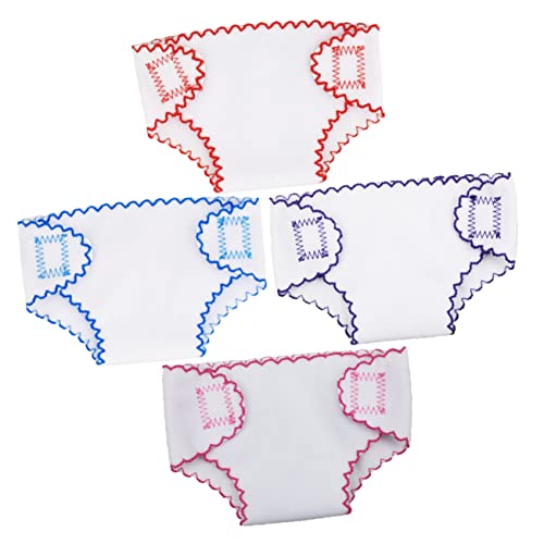 VANZACK 4Stücke Puppenwindeln Weiche Waschbare Unterhosen Für Puppen Puppenbekleidungszubehör Für Amerikanische Puppen VANZACK 4Stücke Puppenwindeln Weiche Waschbare Unterhosen Für Puppen Puppenbekleidungszubehör Für Amerikanische Puppen von VANZACK