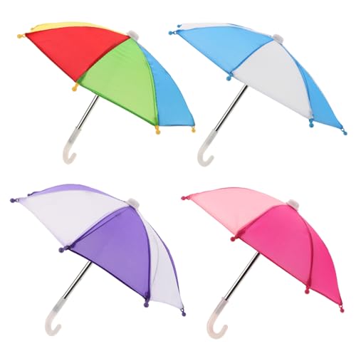 VANZACK 4Stücke Regenschirm Für Puppen Dekoration Für Puppen Zubehör Für Handwerk Und Figurenspielzeug Für Kreative Puppenaccessoires VANZACK 4Stücke Regenschirm Für Puppen Dekoration Für Puppen Zubehör Für Handwerk Und Figurenspielzeug Für Kreative Puppenaccessoires von VANZACK