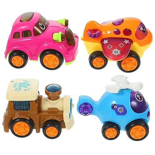 VANZACK 4Stücke Spielzeugautos Inertia Für Kleinkinder Robuste Und Interessante Spielzeuge Für Outdoor Aktivitäten Kinderzubehör von VANZACK