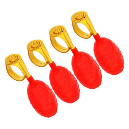 VANZACK 4Stücke Sprühwasserring Scherzspielzeug Für April Lustige Wasser Spray Ringe Prank Party Zubehör Kniffliger Ring Für Erwachsene Sommer Spaß von VANZACK