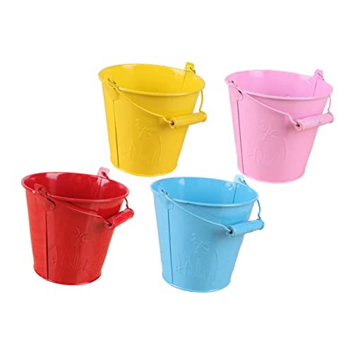 VANZACK 4Stücke Strandeimer Aus Weißblech Für Sand Und Wasser Eimerspielzeug Für Strand Und Garten Jungen VANZACK 4Stücke Strandeimer Aus Weißblech Für Sand Und Wasser Eimerspielzeug Für Strand Und Garten Jungen von VANZACK