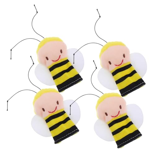 VANZACK 4Stücke Süße Plüsch Fingerpuppen Für Tier Marionetten Aus Weichem Material Für Kreative Und Lernmomente Für Rollenspiele Und Frühe Bildung VANZACK 4Stücke Süße Plüsch Fingerpuppen Für Tier Marionetten Aus Weichem Material Für Kreative Und Lernmomente Für Rollenspiele Und Frühe Bildung von VANZACK