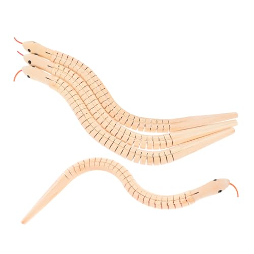VANZACK 4Stücke Teiliges DIY Holzspielzeugset mit Flexibler Schlange Bemalbare und Unlackierte Tiermodelle Fördert Kreative Fähigkeiten und Feinmotorik für Jahren VANZACK 4Stücke Teiliges DIY Holzspielzeugset mit Flexibler Schlange Bemalbare und Unlackierte Tiermodelle Fördert Kreative Fähigkeiten und Feinmotorik für Jahren von VANZACK
