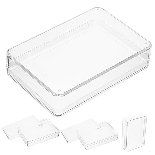 VANZACK 4Stücke Transparente Kunststoff Spielkartenboxen Aufbewahrungsbox Für Poker Und Kartendecks Für Gaming Und Kartenspiele Stabile Und Langlebige Kartendeck Halterung VANZACK 4Stücke Transparente Kunststoff Spielkartenboxen Aufbewahrungsbox Für Poker Und Kartendecks Für Gaming Und Kartenspiele Stabile Und Langlebige Kartendeck Halterung von VANZACK