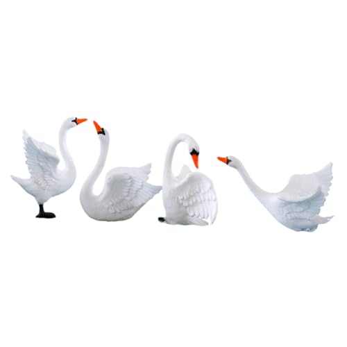VANZACK 4er Set Mini-Schwan Figuren Aus Kunststoff – Weiße Schwan Deko Für Torten - DIY Bastelbedarf Landschaftsgestaltung Und Tischdekoration – Perfekt Für Kreative Projekte VANZACK 4er Set Mini-Schwan Figuren Aus Kunststoff – Weiße Schwan Deko Für Torten - DIY Bastelbedarf Landschaftsgestaltung Und Tischdekoration – Perfekt Für Kreative Projekte von VANZACK