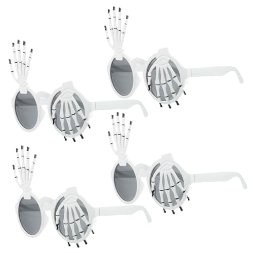 VANZACK 4stücke Halloween Geisterkrallen Sonnenbrillen Lustige Cosplay Brille Für Maskerade Karneval Und Halloween-feiern Aus Strapazierfähigem Material Geeignet Für Kostümpartys von VANZACK