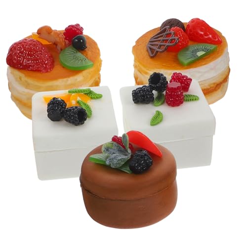 VANZACK 5 Sätze DIY Spielzeugset für Imitation Kuchen Aufbewahrungsboxen Bunte und Realistische Bastelmaterialien für Kreative Bastelprojekte und Aufbewahrung VANZACK 5 Sätze DIY Spielzeugset für Imitation Kuchen Aufbewahrungsboxen Bunte und Realistische Bastelmaterialien für Kreative Bastelprojekte und Aufbewahrung von VANZACK