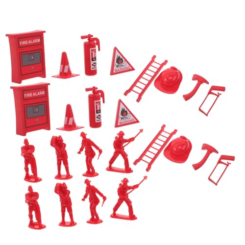 VANZACK 5 Sätze Realistisches Feuerwehr-Accessoires mit Mini Feuerlöschern Kunststoff für Feuerwehrmann Rollenspiele und Gruppenspiele VANZACK 5 Sätze Realistisches Feuerwehr-Accessoires mit Mini Feuerlöschern Kunststoff für Feuerwehrmann Rollenspiele und Gruppenspiele von VANZACK