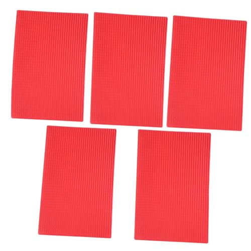 VANZACK 5 Stück Maßstab Rote Sandtisch Dachschindeln für Modellbau Realistische Dekorative Mini Haus Dachziegel für DIY Miniaturmodelle VANZACK 5 Stück Maßstab Rote Sandtisch Dachschindeln für Modellbau Realistische Dekorative Mini Haus Dachziegel für DIY Miniaturmodelle von VANZACK