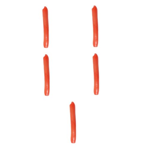 VANZACK 5 Stück Realistisches Künstliches Hot Dog Modell aus Lebensechte Nachbildung für Küchen und Tischdekoration Vielseitiges Party und Event Accessoire für Restaurant Atmosphäre und von VANZACK