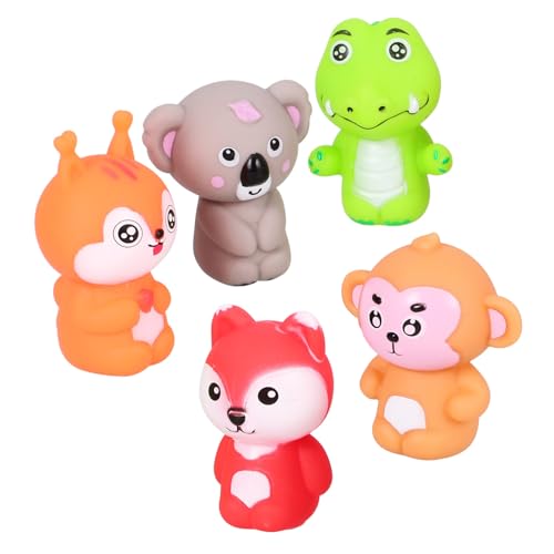 VANZACK 5 Stück Teiliges Fingerpuppen aus PVC Lebendige Tierfiguren für Interaktives und Eltern Junge Mädchen Spiele Fördert Feinmotorik und Fantasievolles Geschichtenerzählen von VANZACK
