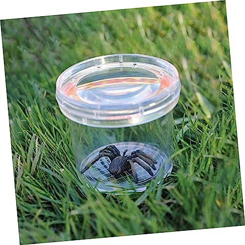 VANZACK 5 Stück Teiliges Insektenbeobachtungsset mit Tragbaren Transparenten Beobachtungsdosen Praktische Käfige für Luftdurchlässig Fördert Konzentration und Naturerfahrung von VANZACK