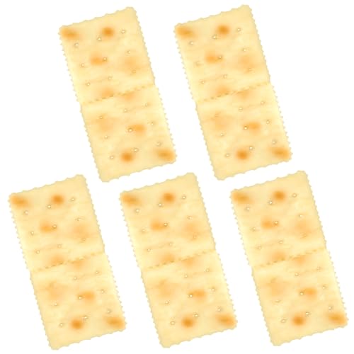 VANZACK 5 Stück Teiliges Künstliche Kekse für Fotografie und Dekoration Realistische Nachbildung von Snacks für Zuhause und Partys Requisiten für Kreative Präsentationen von VANZACK
