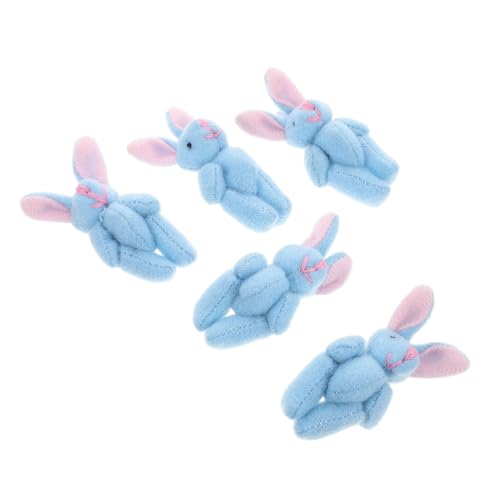 VANZACK 5 Stück Teiliges Mini Plüsch Kaninchen mit Gelenken Flauschiges Kuscheltier Schlüsselanhänger Niedliche Kleine Hasenanhänger für Hochzeit Gastgeschenke Tragbar und Vielseitig VANZACK 5 Stück Teiliges Mini Plüsch Kaninchen mit Gelenken Flauschiges Kuscheltier Schlüsselanhänger Niedliche Kleine Hasenanhänger für Hochzeit Gastgeschenke Tragbar und Vielseitig von VANZACK