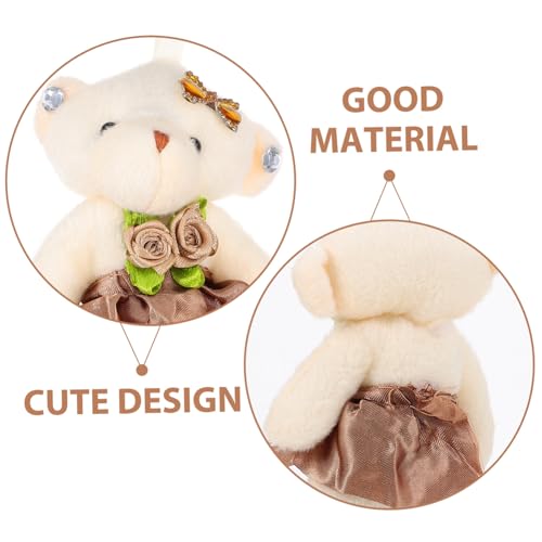 VANZACK 5 Stück Teiliges Mini Plüschbären mit Aufhängung Schlüsselanhänger Gefüllte Kuscheltiere DIY Dekoration für Rucksack Handtasche Hochzeitsschmuck VANZACK 5 Stück Teiliges Mini Plüschbären mit Aufhängung Schlüsselanhänger Gefüllte Kuscheltiere DIY Dekoration für Rucksack Handtasche Hochzeitsschmuck von VANZACK