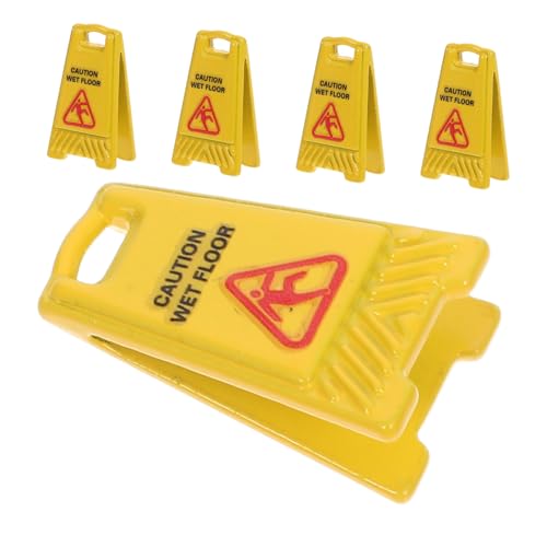 VANZACK 5 Stück Teiliges Mini Wet Boden Schild für Puppenhäuser Realistische Sicherheitswarnschilder Vorsicht Rutschgefahr Lehrspielzeug für Puppenhaus Dekoration und Rollenspiele VANZACK 5 Stück Teiliges Mini Wet Boden Schild für Puppenhäuser Realistische Sicherheitswarnschilder Vorsicht Rutschgefahr Lehrspielzeug für Puppenhaus Dekoration und Rollenspiele von VANZACK