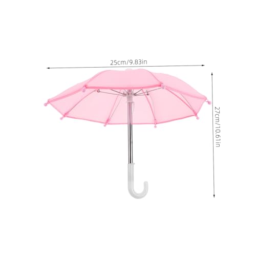 VANZACK 5 Stück Teiliges Miniatur Regen Schirm Bunte Farbige Puppenhaus Deko Realistisches Modell Handliches DIY Accessoire Lebendige Miniatur Szene für Fotorequisiten und Wohnkultur von VANZACK