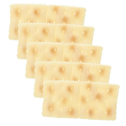 VANZACK 5 Stück Teiliges Realistisch Aussehende Künstliche Soda Cracker Modelle Täuschend Echte Fake Cookies für Küchen Dekoration Food Props Home Display und Fotografie Requisiten VANZACK 5 Stück Teiliges Realistisch Aussehende Künstliche Soda Cracker Modelle Täuschend Echte Fake Cookies für Küchen Dekoration Food Props Home Display und Fotografie Requisiten von VANZACK