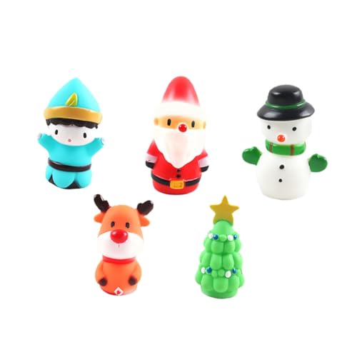 VANZACK 5 Stück Teiliges Weihnachts Fingerpuppen mit Santa Claus Schneemann Rentier und Weihnachtsbaum Sicherem Vinyl Material Interaktives für Geschichten und Eltern Junge Mädchen VANZACK 5 Stück Teiliges Weihnachts Fingerpuppen mit Santa Claus Schneemann Rentier und Weihnachtsbaum Sicherem Vinyl Material Interaktives für Geschichten und Eltern Junge Mädchen von VANZACK