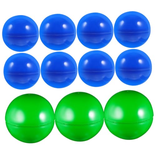 VANZACK 50 Stück Öffnungs Lotteriekugeln aus PVC Wiederbefüllbare Bunte Party Spielbälle mit Transparentem Design für Tombola Gewinnspiele Feierlichkeiten und Interaktive Events von VANZACK