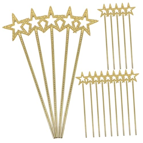 VANZACK 50 Stück Teiliges Goldene Stern Zauberstäbe Leichte Engel und Feenstäbe für Festival Party Cosplay und Bühnenauftritte Handlich und Dekorativ für Erwachsene VANZACK 50 Stück Teiliges Goldene Stern Zauberstäbe Leichte Engel und Feenstäbe für Festival Party Cosplay und Bühnenauftritte Handlich und Dekorativ für Erwachsene von VANZACK