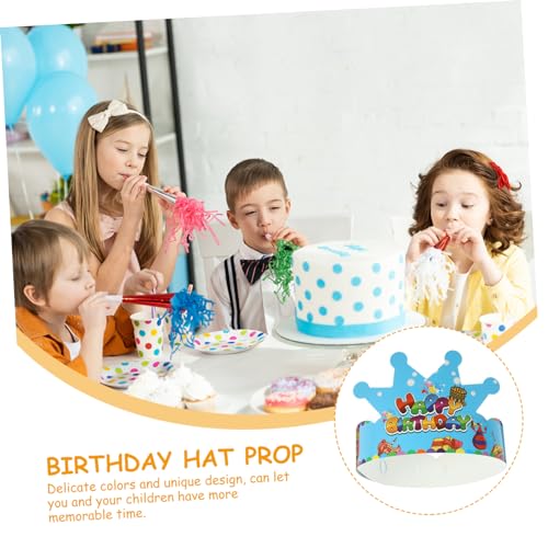VANZACK 50 Stück Teiliges Kindergeburtstagskrone aus Papier Farbenfrohe Party Hut Deko Sichere Leichte Geburtstagskrone für Kreative Fotos Bequemes Zubehör für Kindergeburtstagsfeiern VANZACK 50 Stück Teiliges Kindergeburtstagskrone aus Papier Farbenfrohe Party Hut Deko Sichere Leichte Geburtstagskrone für Kreative Fotos Bequemes Zubehör für Kindergeburtstagsfeiern von VANZACK
